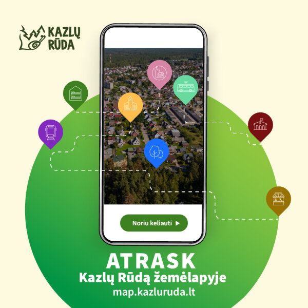 Startavo virtualus savivaldybės žemėlapis