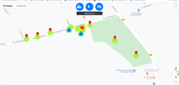 Oro taršą mieste tyrinėjo bepilotis orlaivis