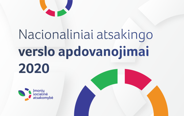 Nacionaliniai atsakingo verslo apdovanojimai 2020: liko savaitė pateikti paraiškas