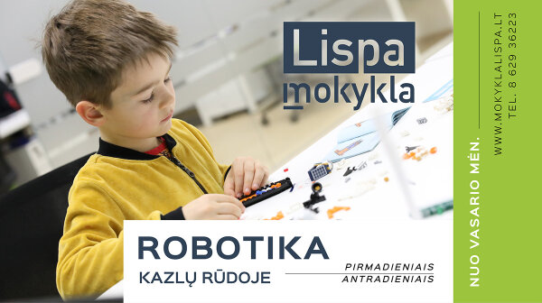 Robotikos būrelis Kazlų Rūdoje!