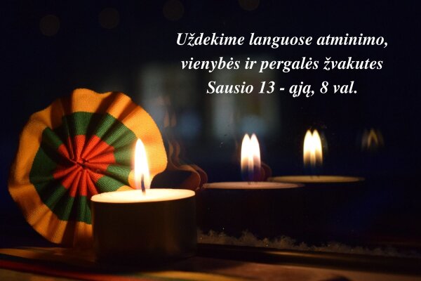 Kvietimas kartu paminėti 2022 metų Sausio 13 dieną