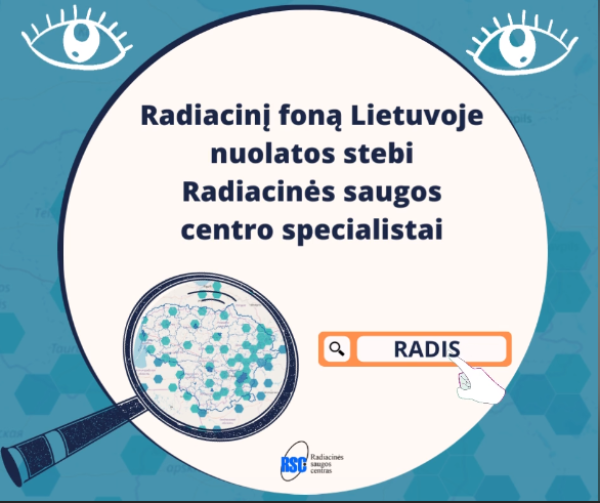 Radiacinės saugos centras informuoja, kad radiacinis fonas nepakitęs ir kalio jodido tablečių...