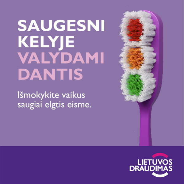 „Lietuvos draudimas“ rugsėjį draudžia moksleivius nuo nelaimingų atsitikimų kelyje ir kartu...