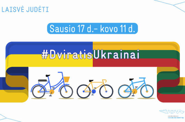 Susisiekimo ministerija kviečia dovanoti dviračius ukrainiečiams