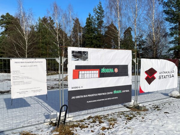 Prekybos centro "Norfa" statybos Kazlų Rūdoje