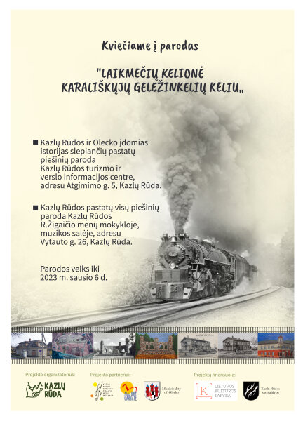 Projektas „Laikmečių kelionė karališkųjų geležinkelių keliu“