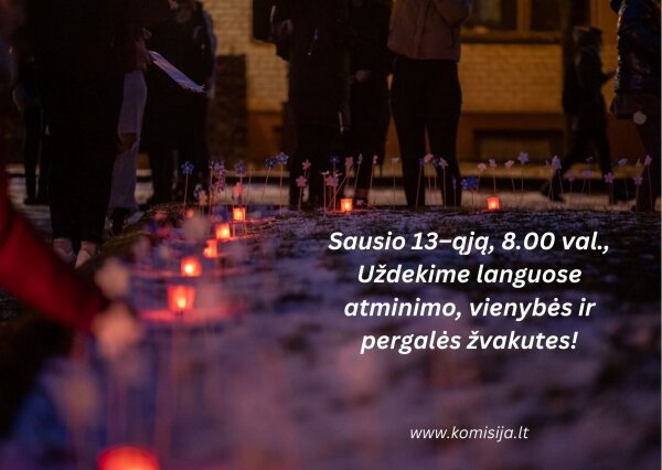 Kvietimas prisijungti prie pilietinės iniciatyvos „Atmintis gyva, nes liudija"