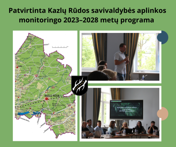 Patvirtinta Aplinkos monitoringo 2023–2028 metų programą