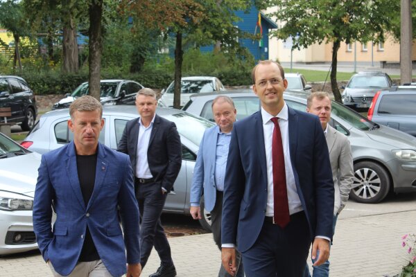 Kazlų Rūdoje lankėsi Susisiekimo minstras