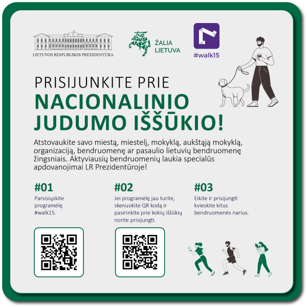 Nacionalinis judumo iššūkis!
