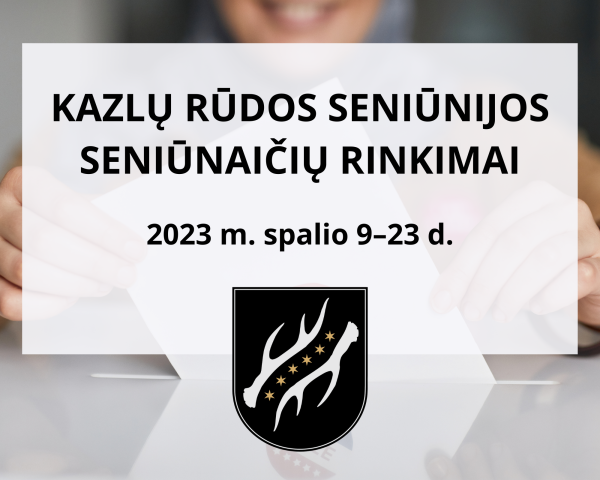 Kandidatai į Kazlų Rūdos sen. seniūnaičius