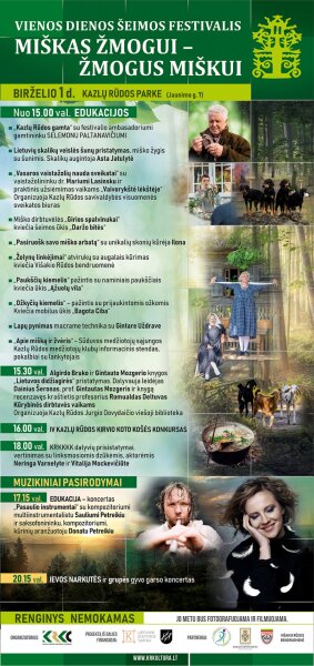 Vienos dienos šeimos festivalis jau rytoj! 