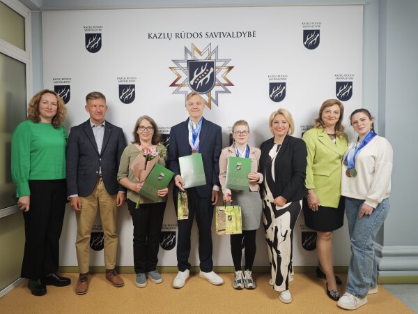 Pasveikinti Kazlų Rūdą garsinantys sportininkai